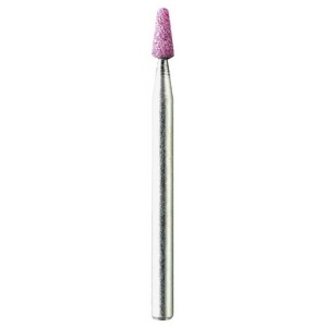 PG MUELA CONICA Ø3X8 EJEØ2.35 CORINDON RUBI (2UNID) TIPO DREMEL