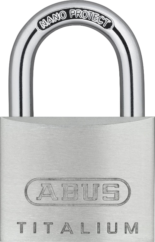 ABUS 64TI/40HB63KA CANDADO TITALIUM 40mm ARCO LARGO LLAVES IGUALES