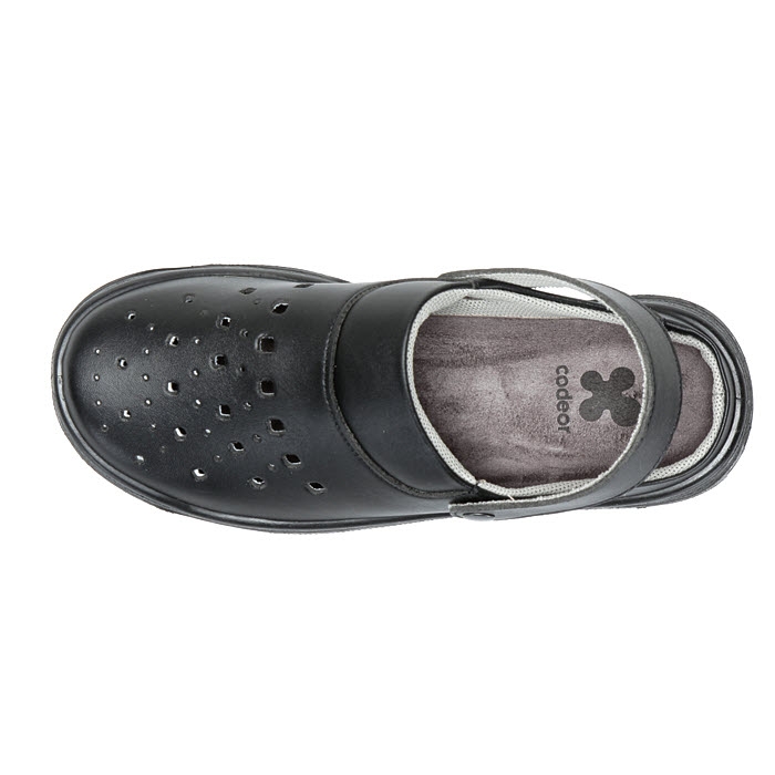 ZUECO CODEOR NIZZA PERFORADO NEGRO Nº44