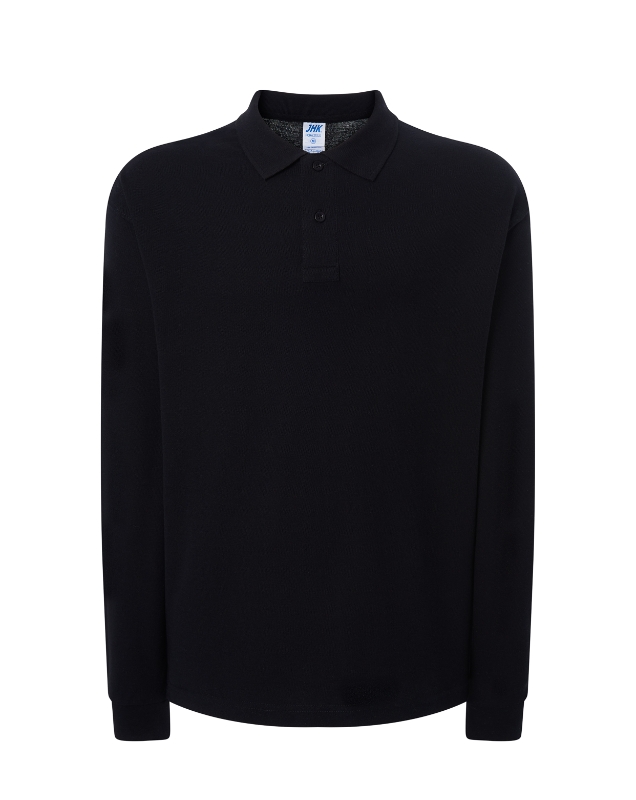 POLO ALG.200g NEGRO M/L T-3XL (PORA210LS)