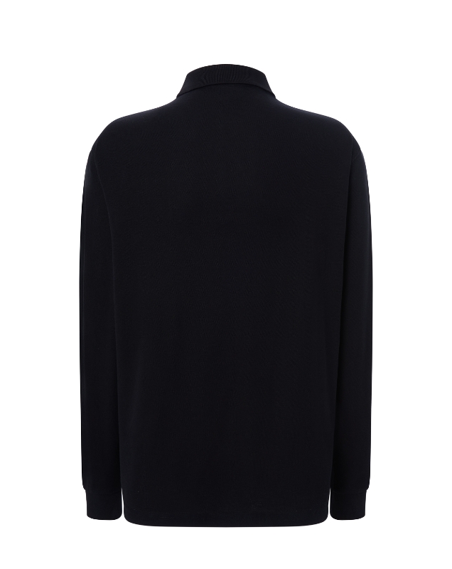 POLO ALG.200g NEGRO M/L T-3XL (PORA210LS)