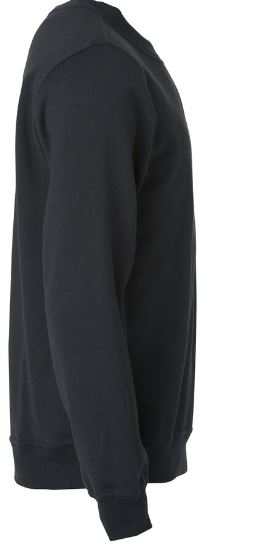 SUDADERA BASICA C/RED.NEGRO T-XXL