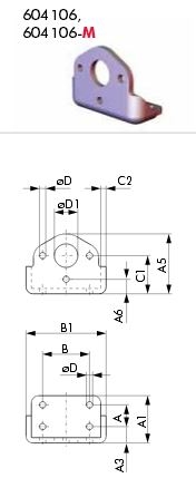 DESTACO BASE SUJECION 604106-M