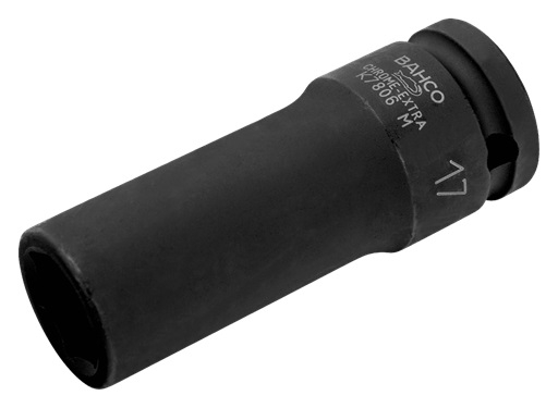 LLAVE VASO IMPACTO LARGA 1/2" 24mm 6 CANTOS (K7806M-24)