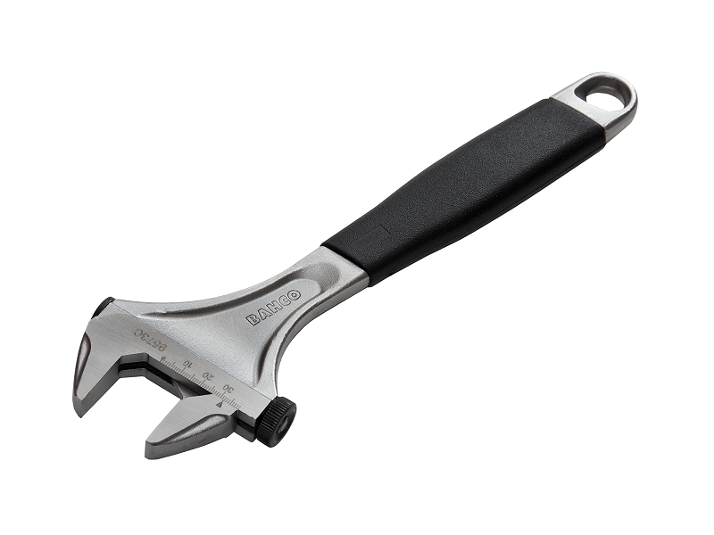 LLAVE AJUSTABLE MOLETA LATERAL ERGO CROMADA 6" 158mm (9570C)