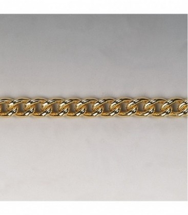 METRO CADENA TORCIDA Ø1.5mmX4mm LATONADA