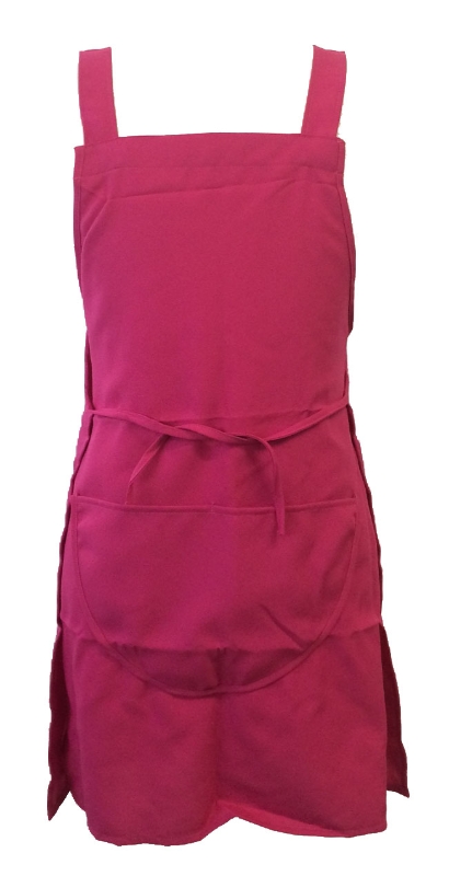 CASULLA POL.100% FUCSIA C/BOLSILLO