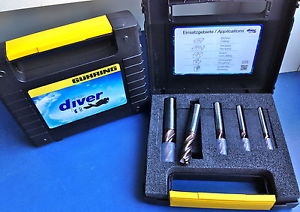 NR 6755 JUEGO FRESAS VHM INTEGRAL DIVER RF100 Ø6-16mm
