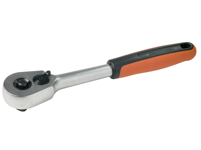 LLAVE CARRACA REVERSIBLE 1/2" 270mm MANGO PLASTICO (SBS81)