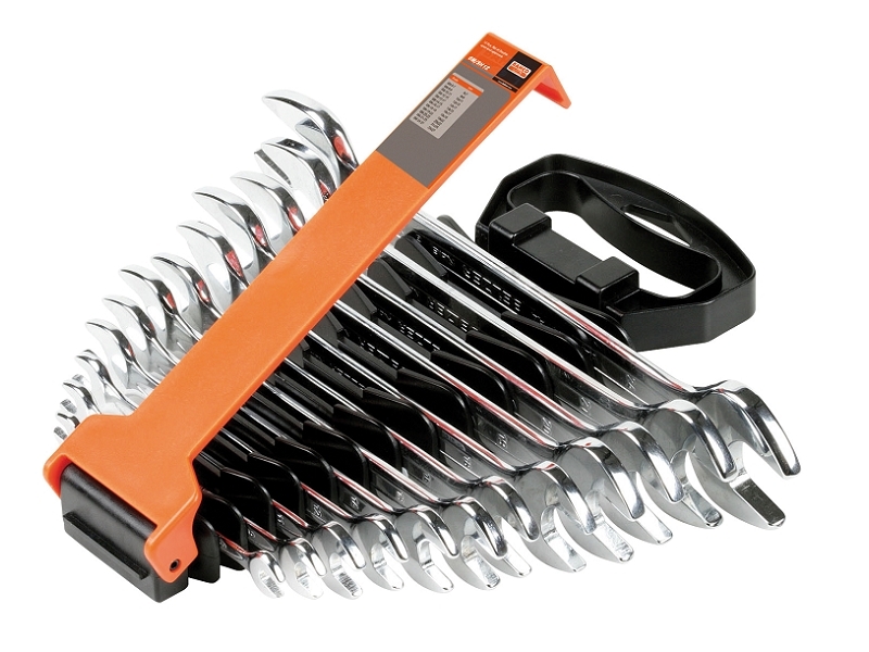 JUEGO LLAVES FIJAS 2 BOCAS 6X7-30X32mm 12 PIEZAS CLIP (6M/SH12)