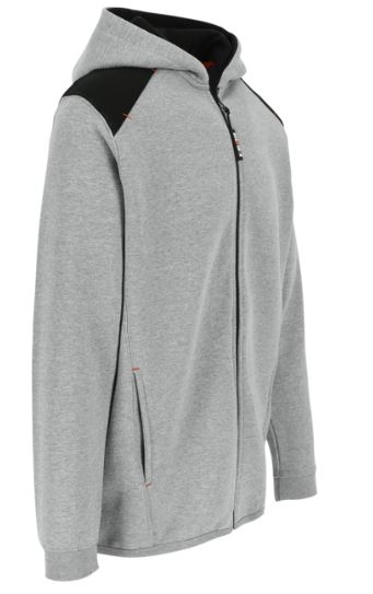 SUDADERA C/CAPUCHA GRIS T-S (JUNO)