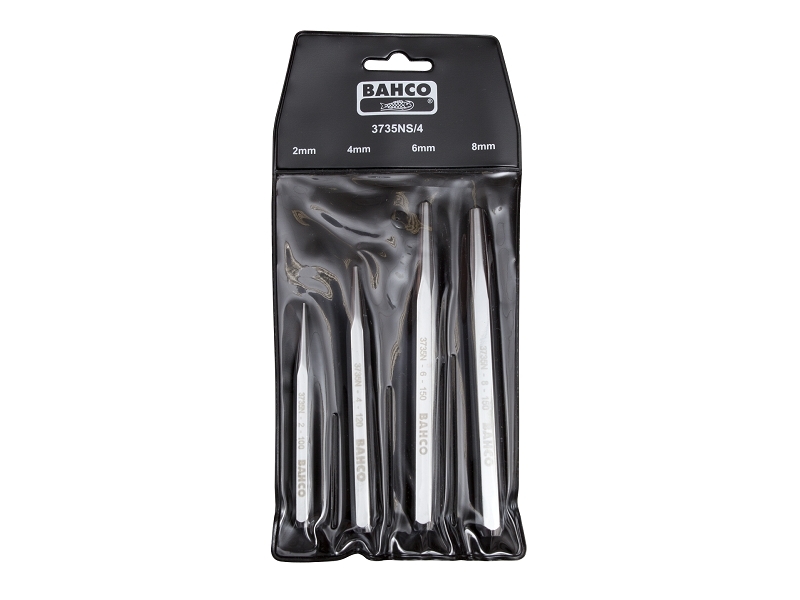 JUEGO GRANETES CROMADOS 2-8mm 4 PIEZAS (3735NS/4)