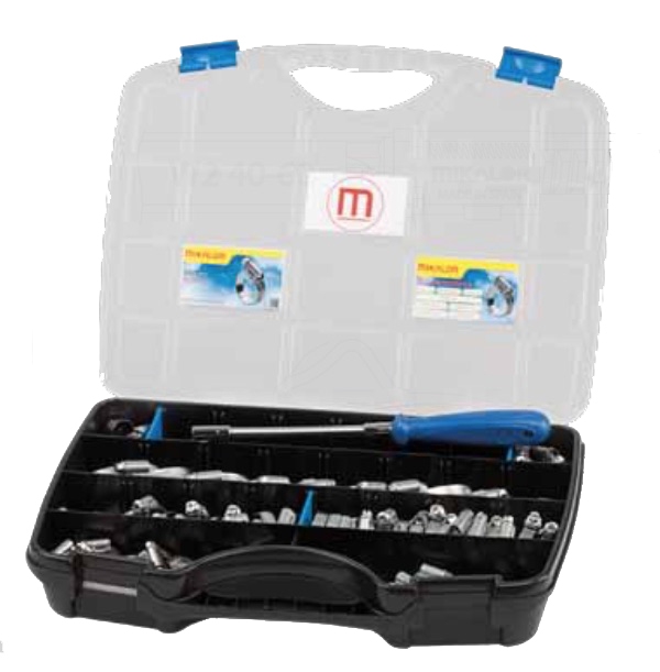 KIT MALETIN SURTIDO ABRAZADERA SINFIN DIN-3017L 105 un