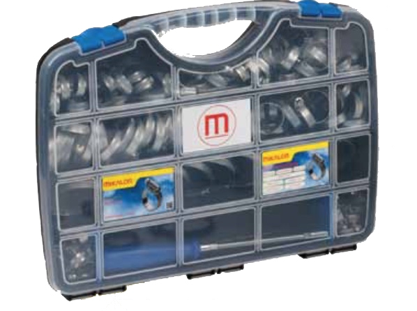 KIT MALETIN SURTIDO ABRAZADERA SINFIN DIN-3017L 105 un