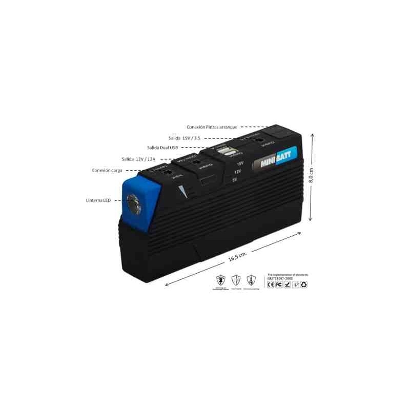 MINI ARRANCADOR/CARGADOR 1500Ah MINIBATT-PRO