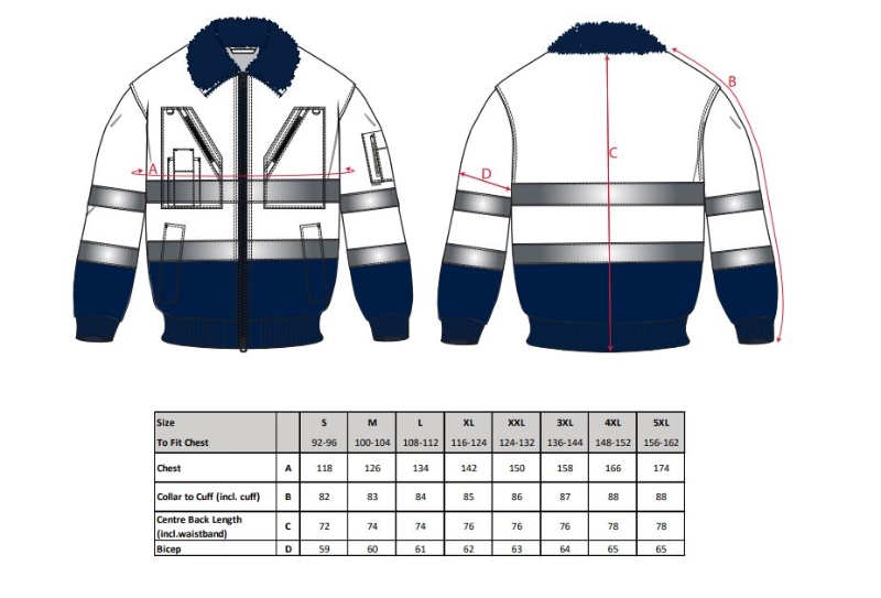 CAZADORA PILOT 3 en 1 AV AM/MARINO T-XL (PJ50)