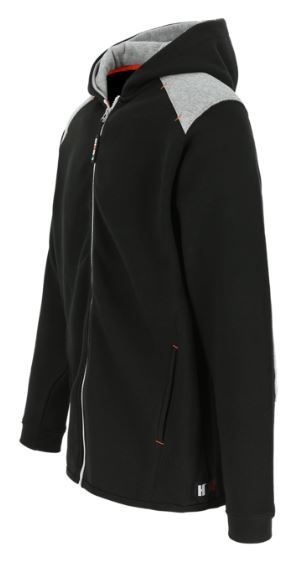 SUDADERA C/CAPUCHA NEGRO T-M (JUNO)