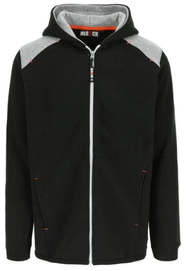 SUDADERA C/CAPUCHA NEGRO T-XL (JUNO)