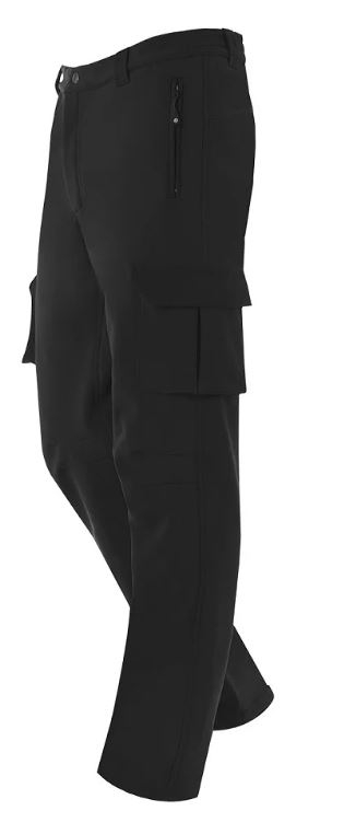 PANTALON SOFTSHELL NEGRO T-S (4816)