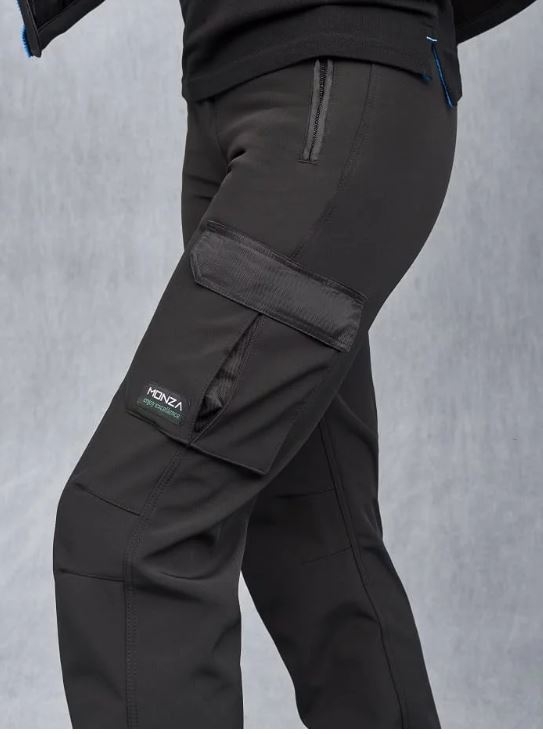 PANTALON SOFTSHELL NEGRO T-S (4816)