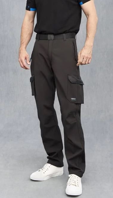 PANTALON SOFTSHELL NEGRO T-S (4816)