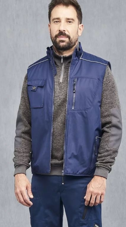 CHALECO IMPERMEABLE MARINO T-L (4819)