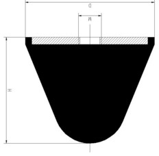 EGAÑA TOPE PROGRESIVO Ø20X20 M-6 HEMBRA