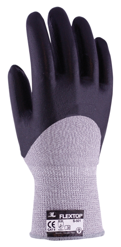 GUANTE DYNEMA PALMA NITRILO (FLEXTOP S-501)