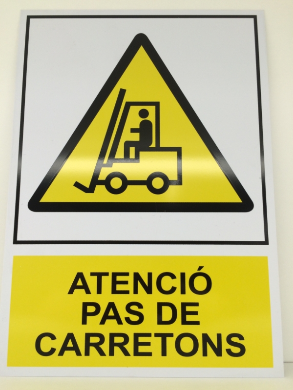 SENAL PVC 297X210 PAS DE CARRETONS (J926)