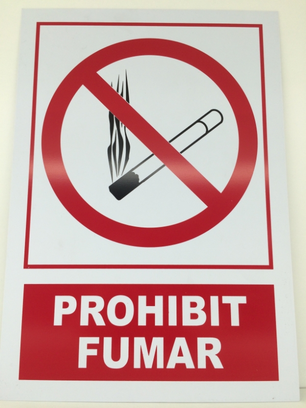 SENAL PVC 297X210 PROHIBIT FUMAR (R201)