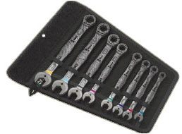 JOKER JGO. 8 LLAVES COMBINADAS C/CARRACA PULGADAS