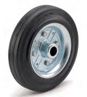 ARSA 66575 RUEDA Ø160X40mm GOMA LLANTA METALICA C.R.